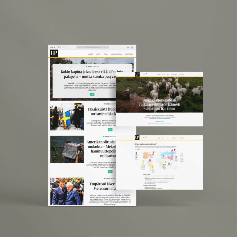 Making a website out of an award-winning magazine design – Ulkopolitiikka.fi